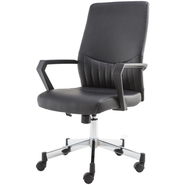 Brooklyn Low Back Faux Leather Chair